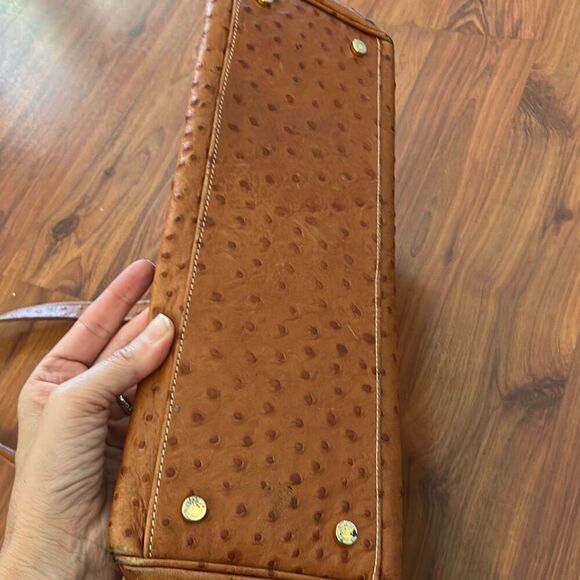 Gorgeous vintage ostrich handbag made in Italy - Picture 8 of 9